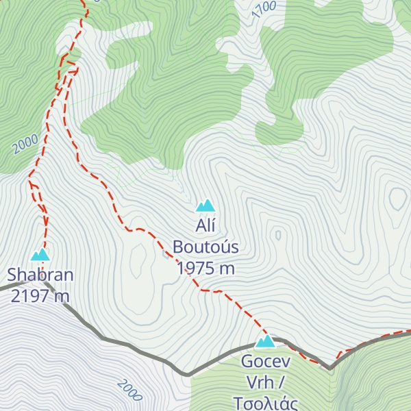 Map of Alí Boutoús