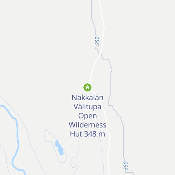 Map of Näkkälän Välitupa Open Wilderness Hut