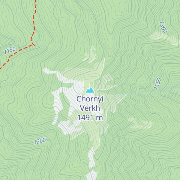 Map of Chornyi Verkh