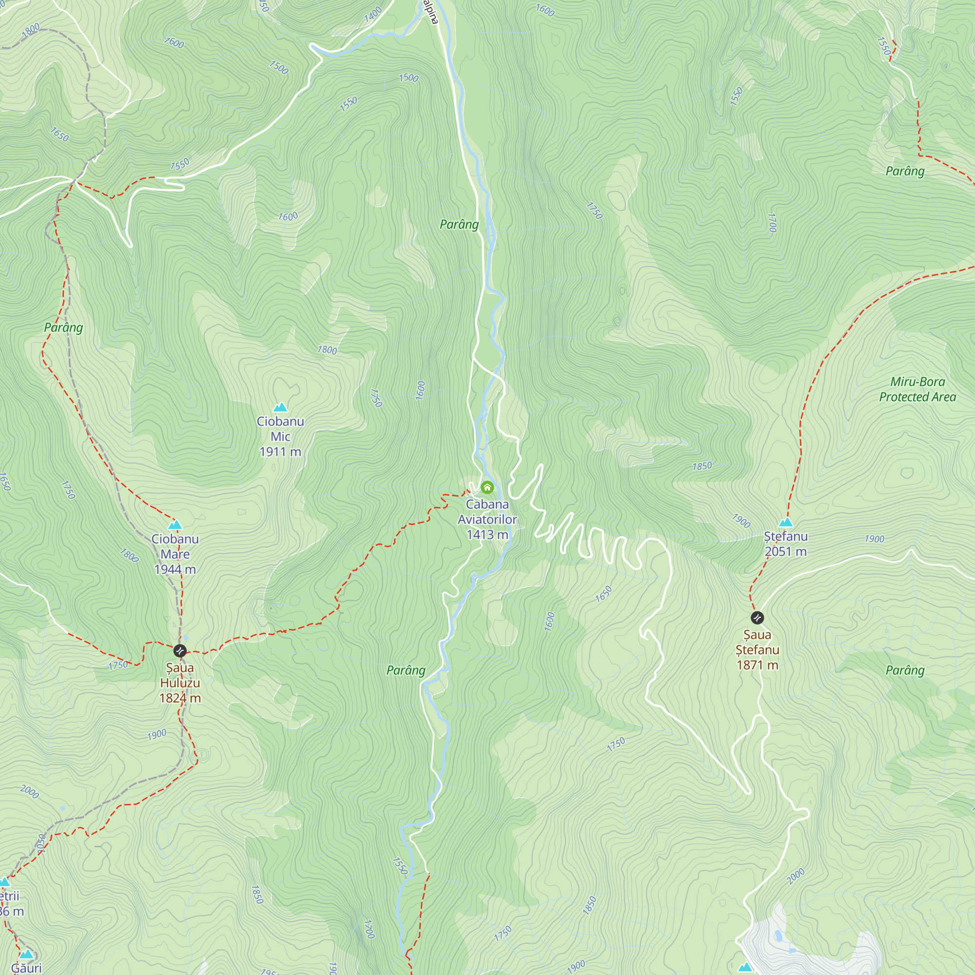 Cabana Aviatorilor map