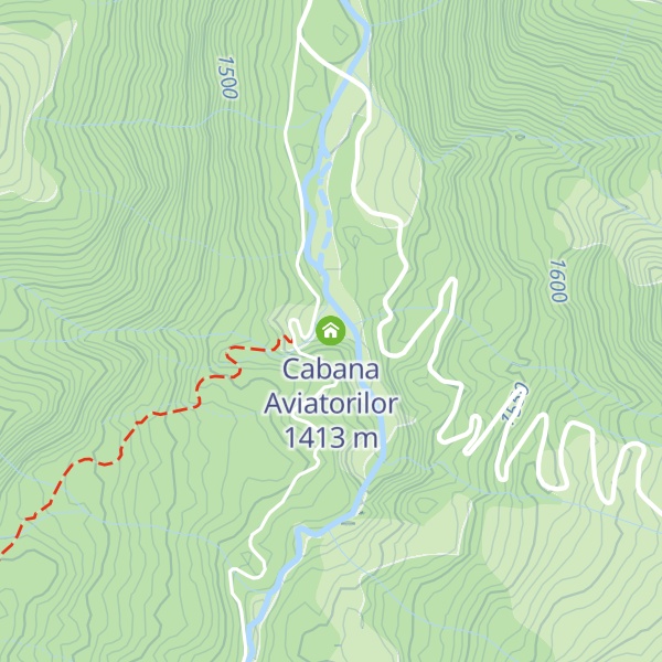 Map of Cabana Aviatorilor