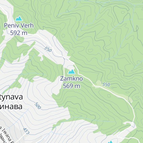 Map of Zamkno