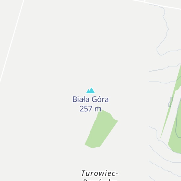 Map of Biała Góra