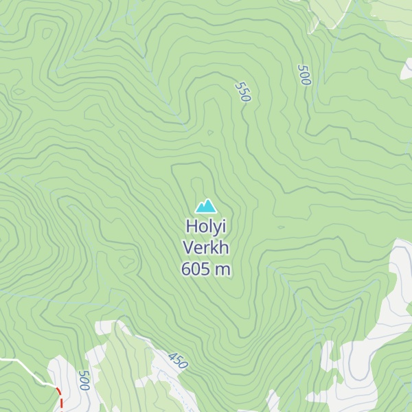 Map of Holyi Verkh