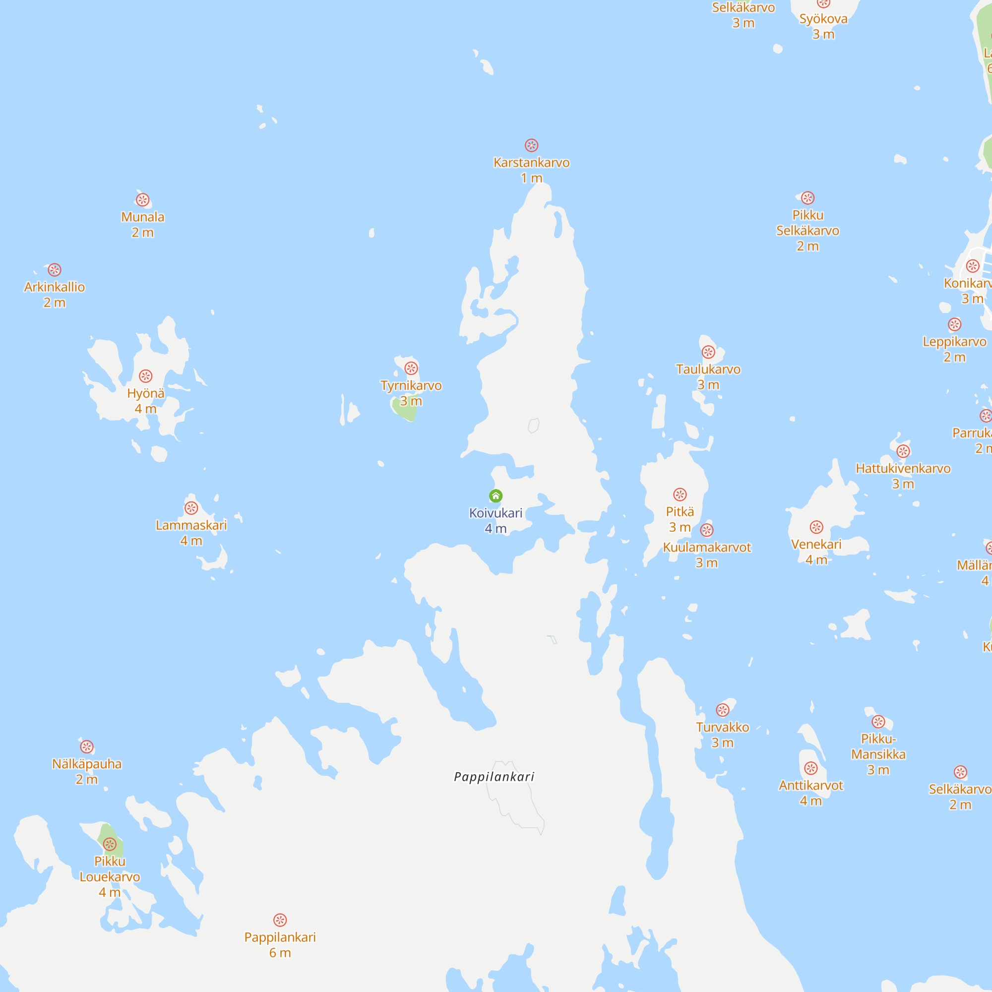 Koivukari map