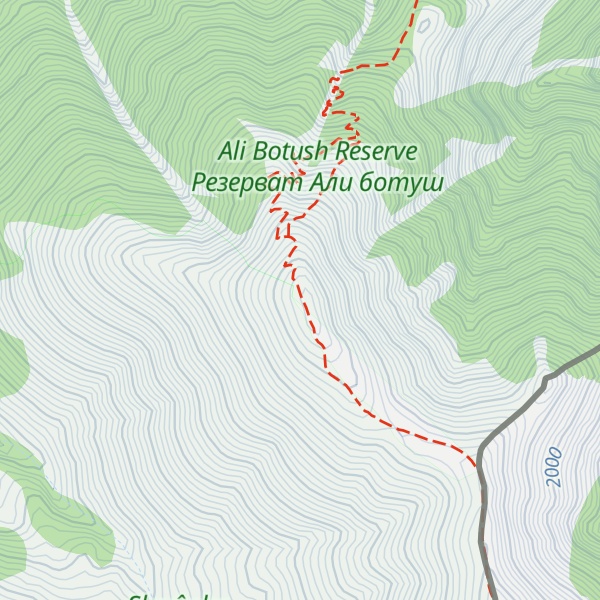 Map of Malk Carev Vrh