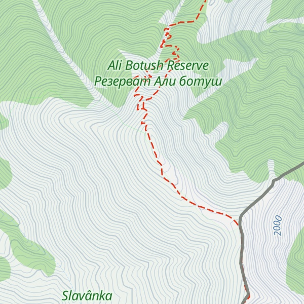 Map of Carev Vrh