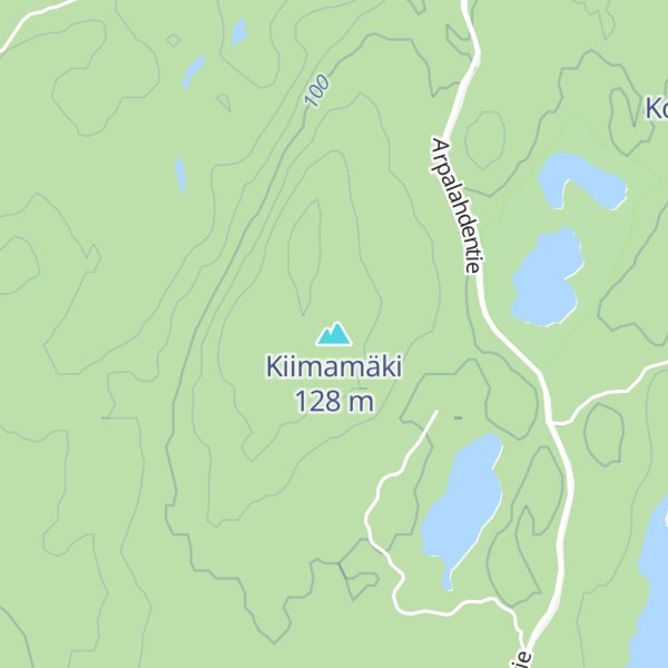 Map of Kiimamäki