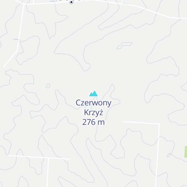 Map of Czerwony Krzyż