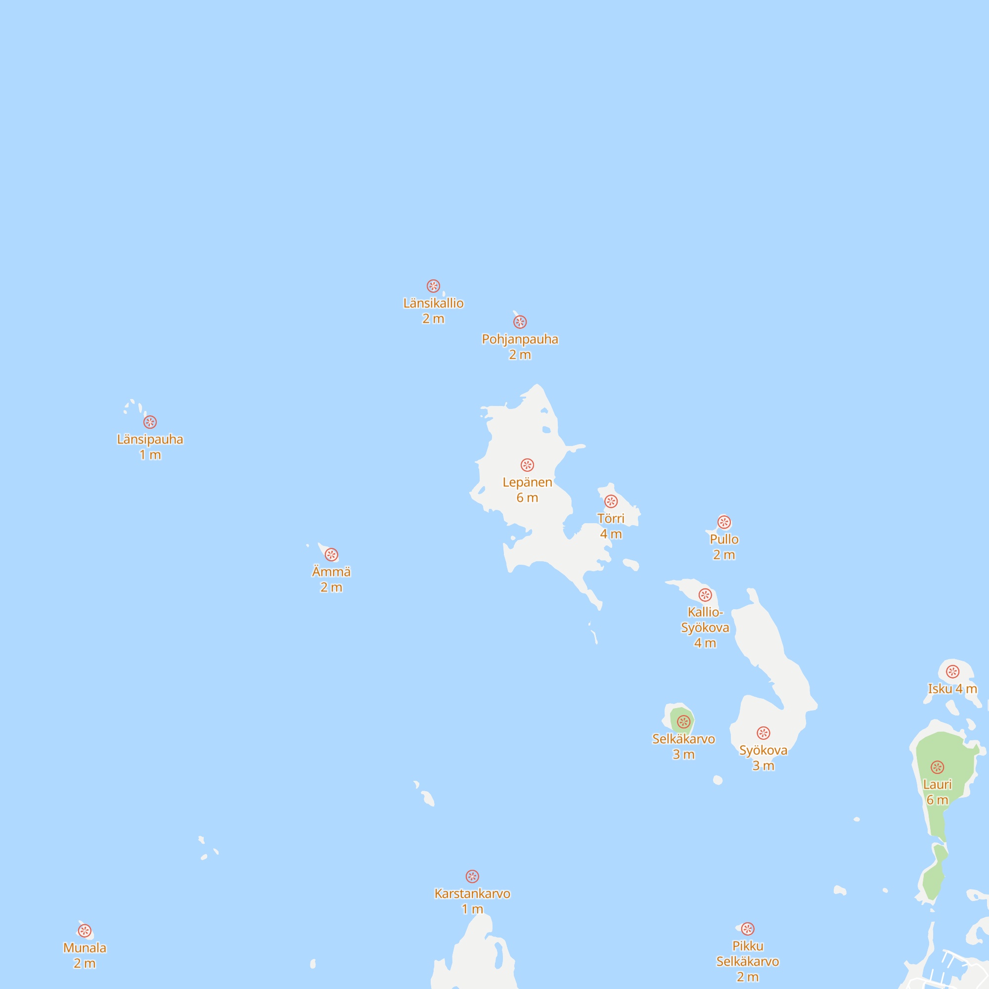 Lepänen map