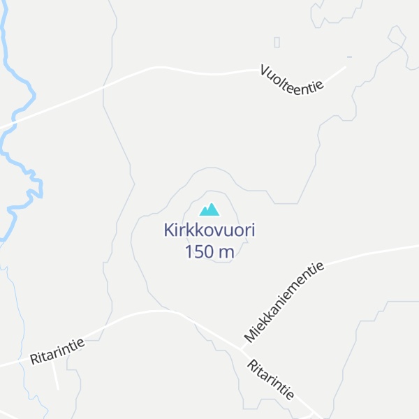 Map of Kirkkovuori