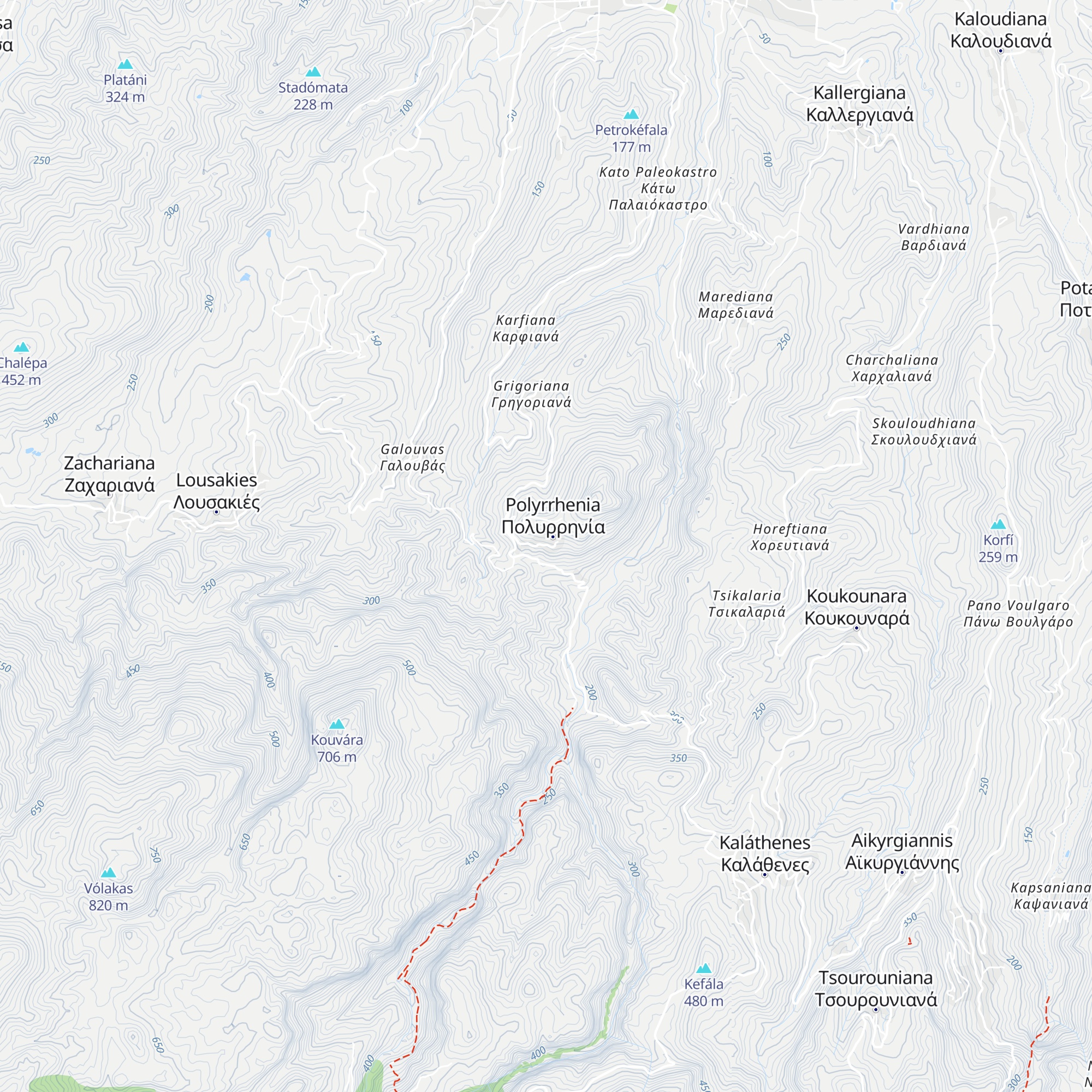 The Old Kafenion / The Information Point map
