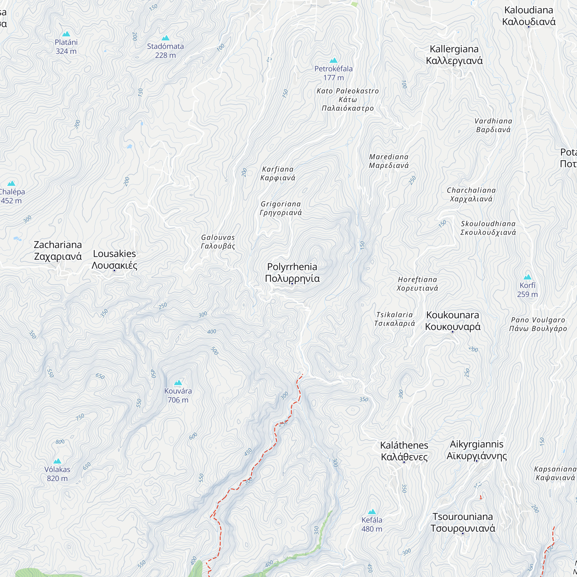 The Old Kafenion / The Information Point map