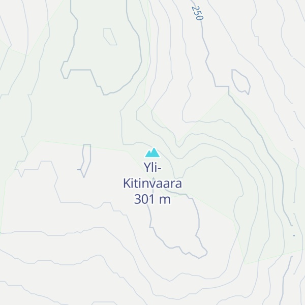 Map of Yli-Kitinvaara