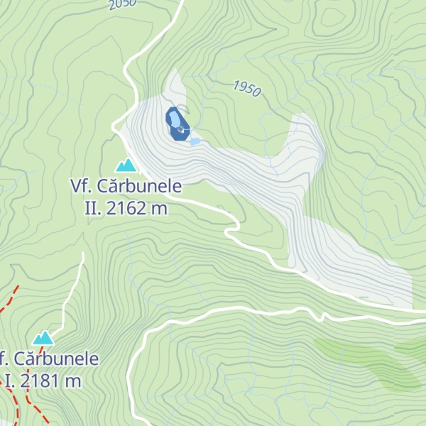 Map of Vf. Muntinul