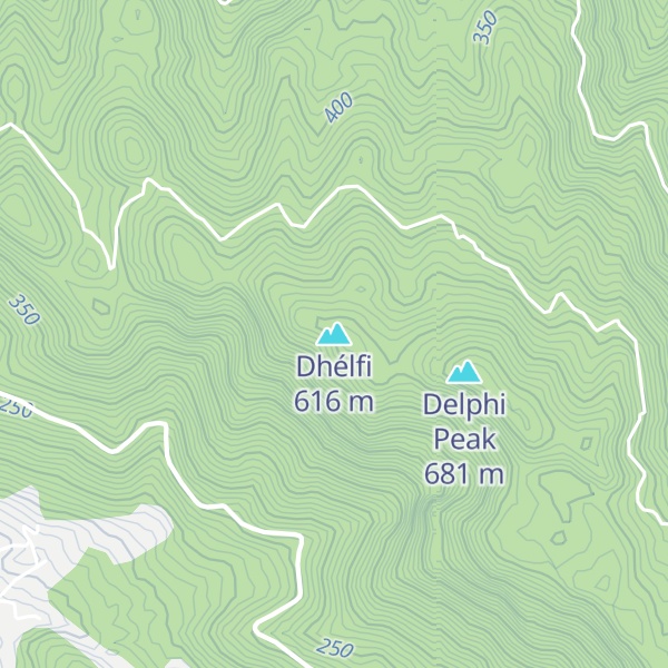 Map of Dhélfi