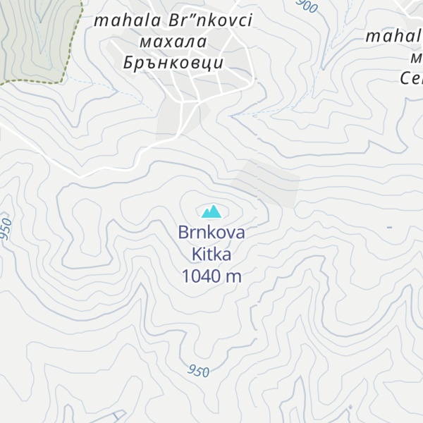 Map of Brnkova Kitka