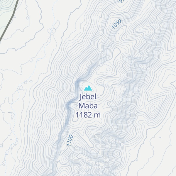 Map of Jebel Maba