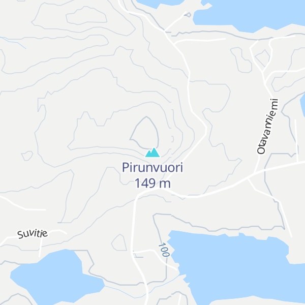 Map of Pirunvuori