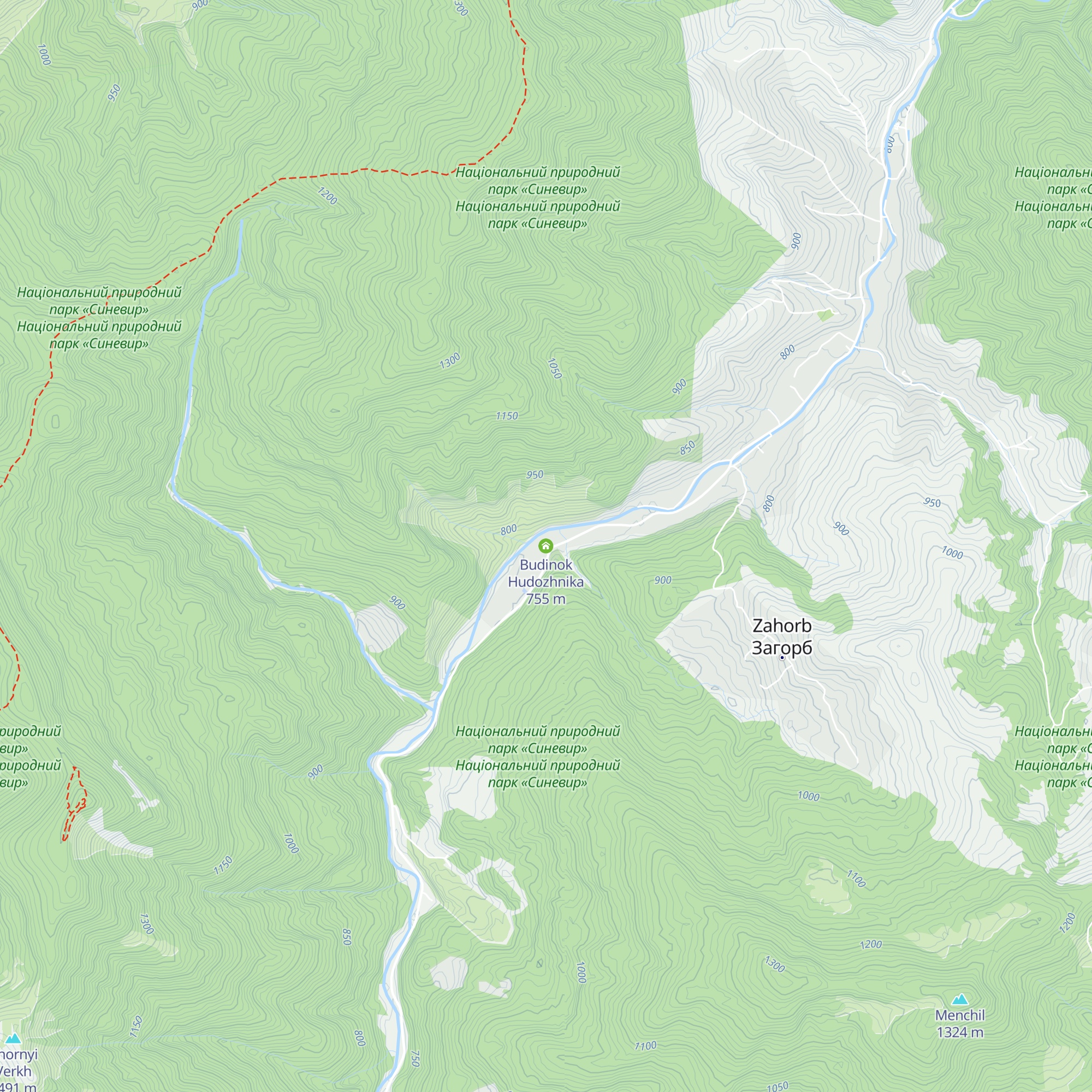 Budinok Hudozhnika map