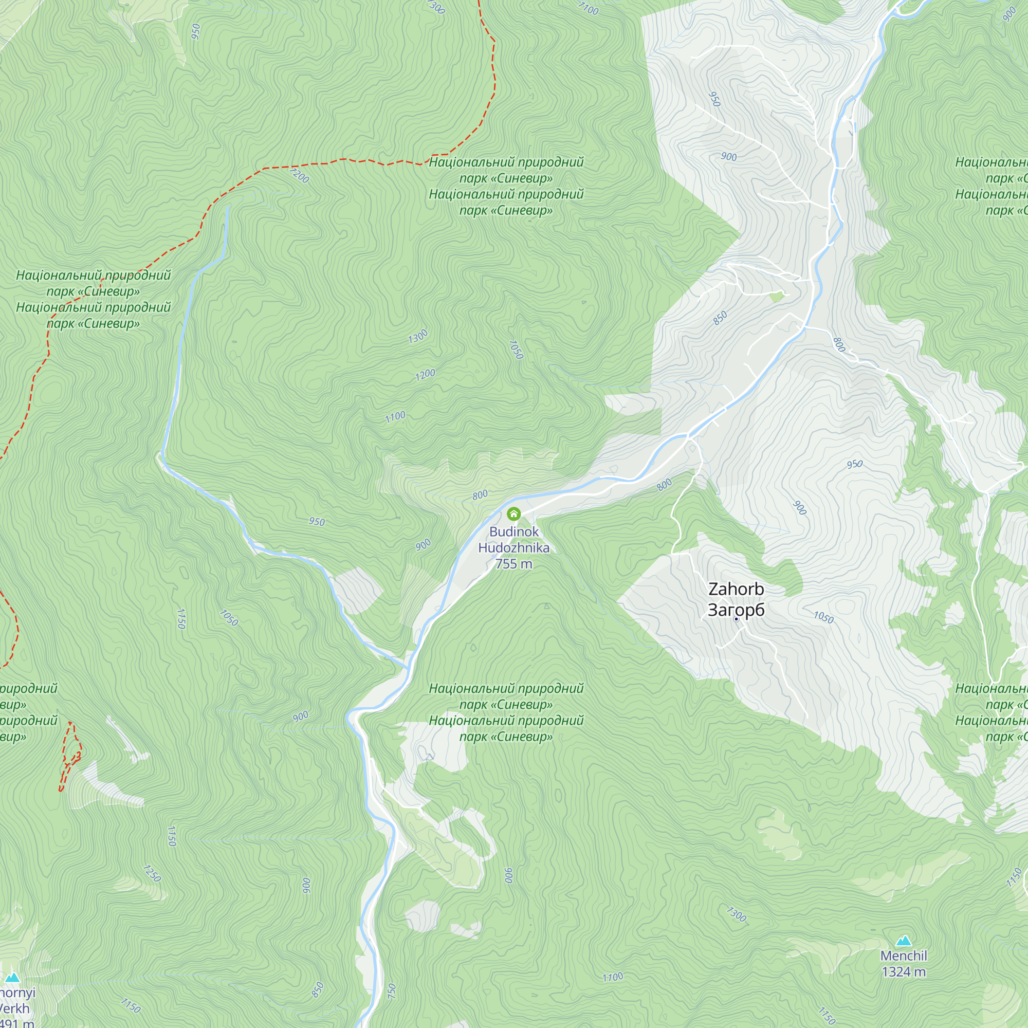 Budinok Hudozhnika map