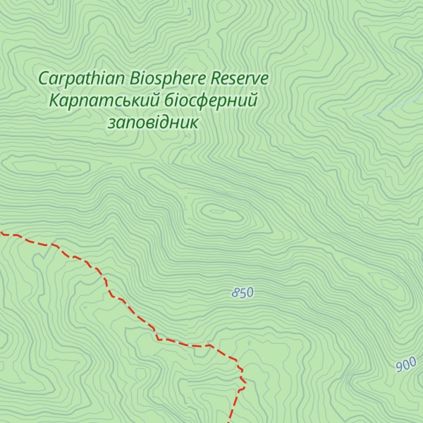 Map of Height 1095