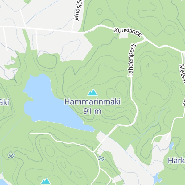 Map of Hammarinmäki