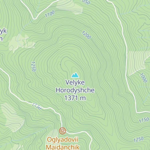 Map of Velyke Horodyshche