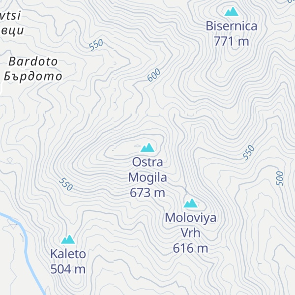 Map of Ostra Mogila