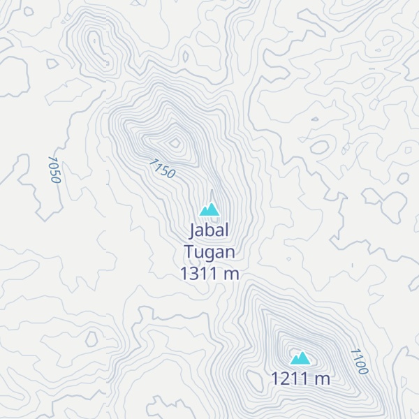 Map of Jabal Tugan