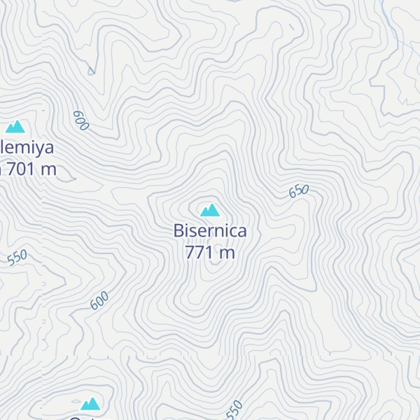 Map of Bisernica