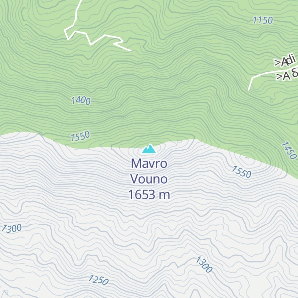 Map of Mavro Vouno