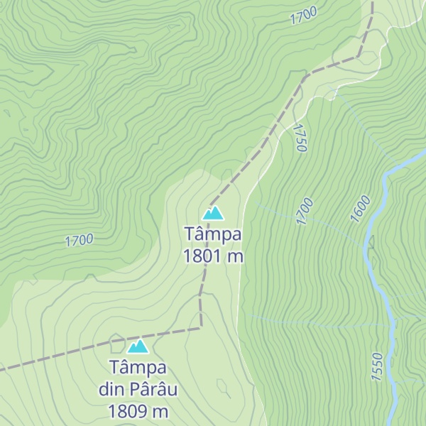 Map of Tâmpa