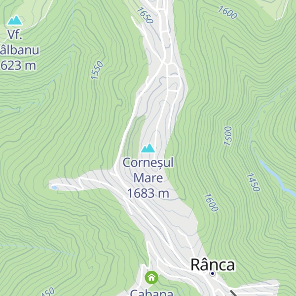 Map of Corneșul Mare