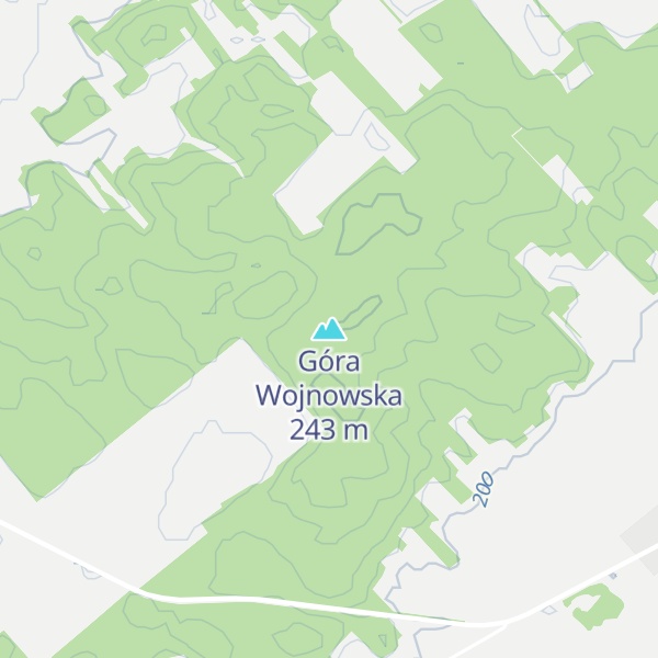 Map of Góra Wojnowska