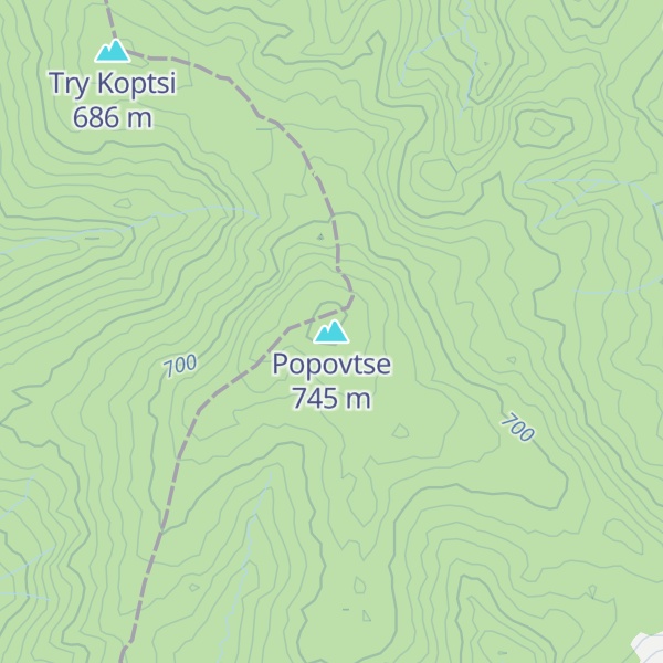 Map of Popovtse
