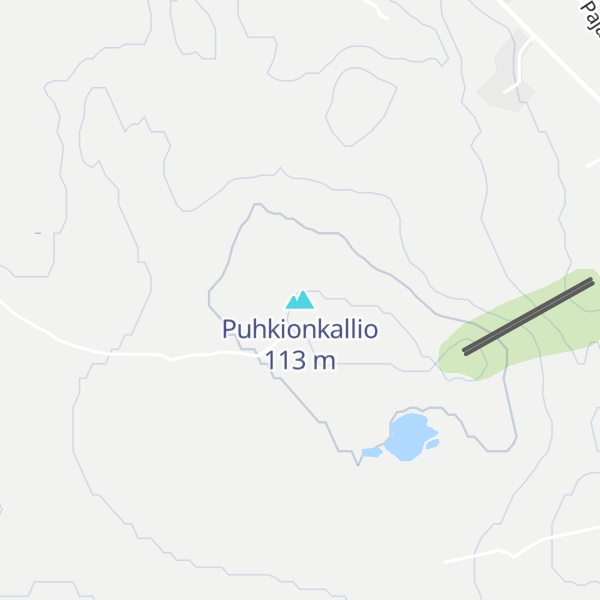 Map of Puhkionkallio