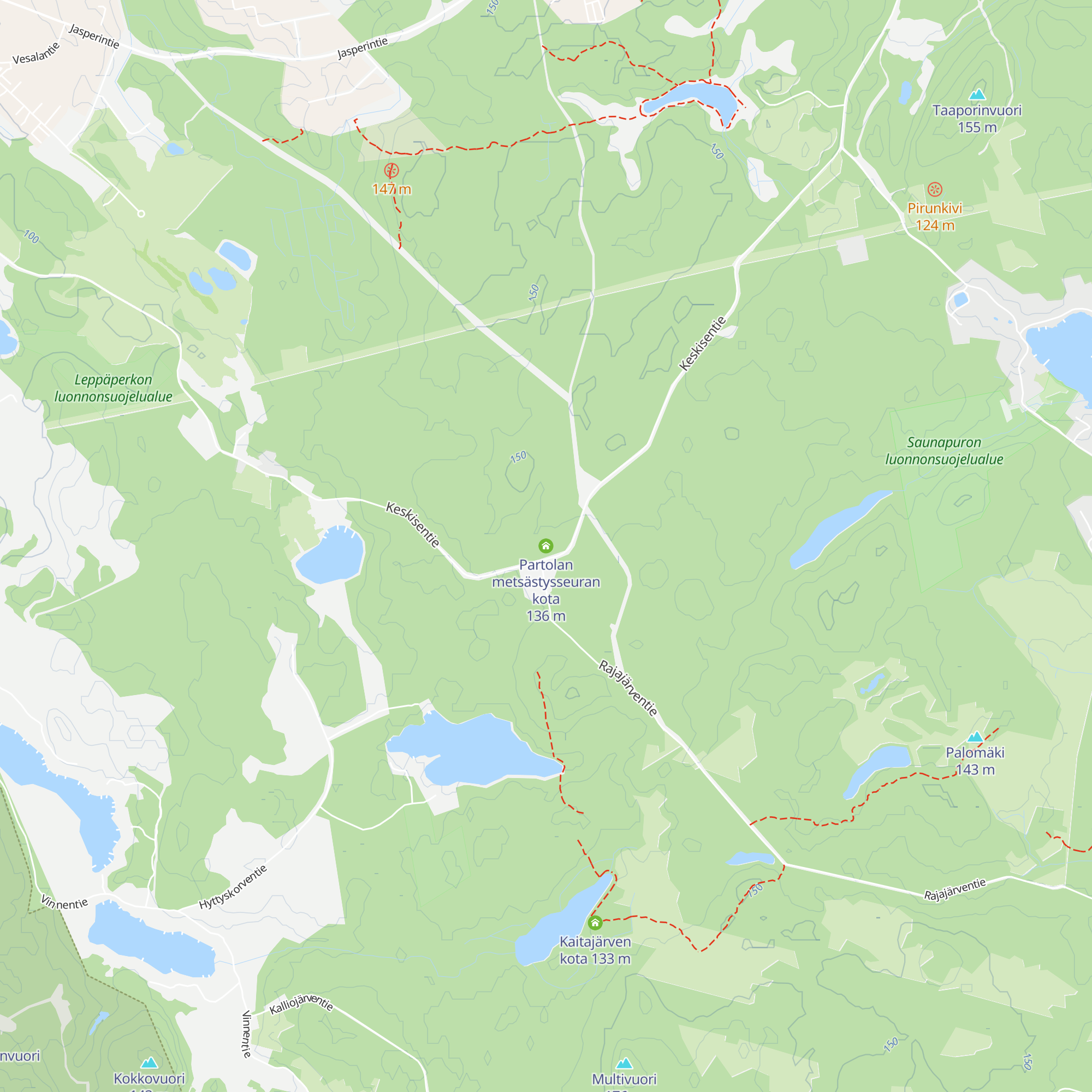 Partolan metsästysseuran kota map