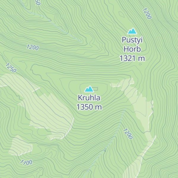 Map of Kruhla