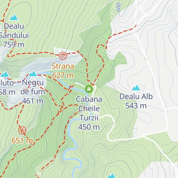 Map of Cabana Cheile Turzii