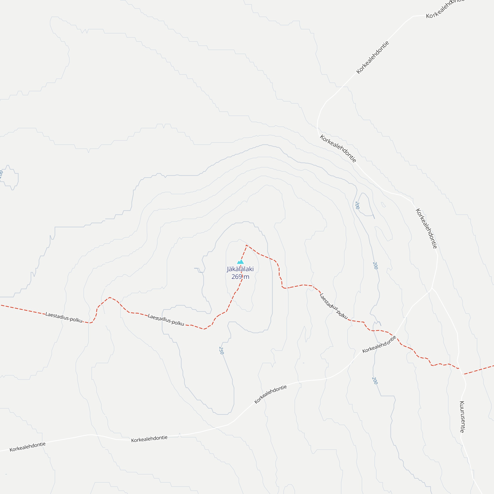 Korkealehto kota map