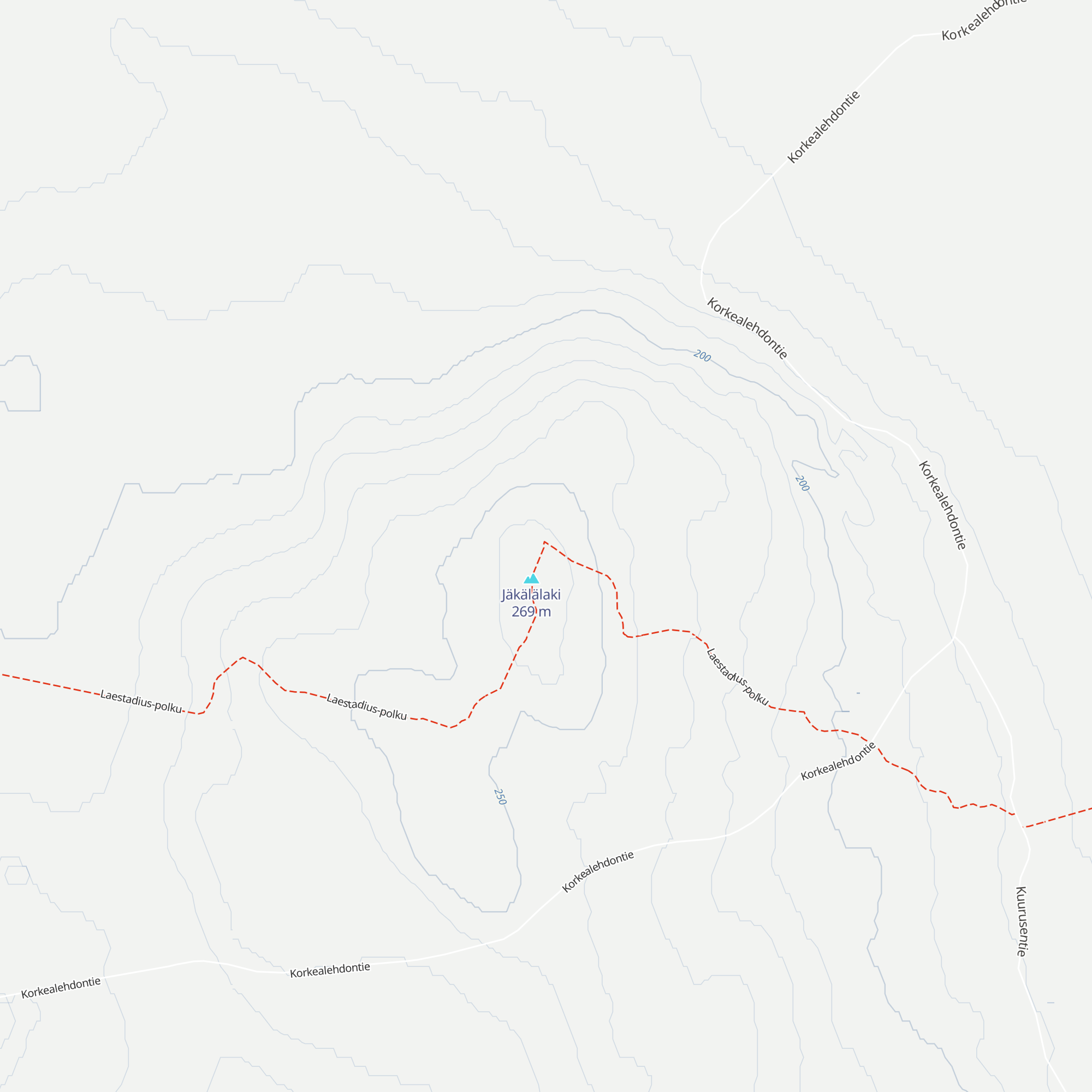 Korkealehto kota map
