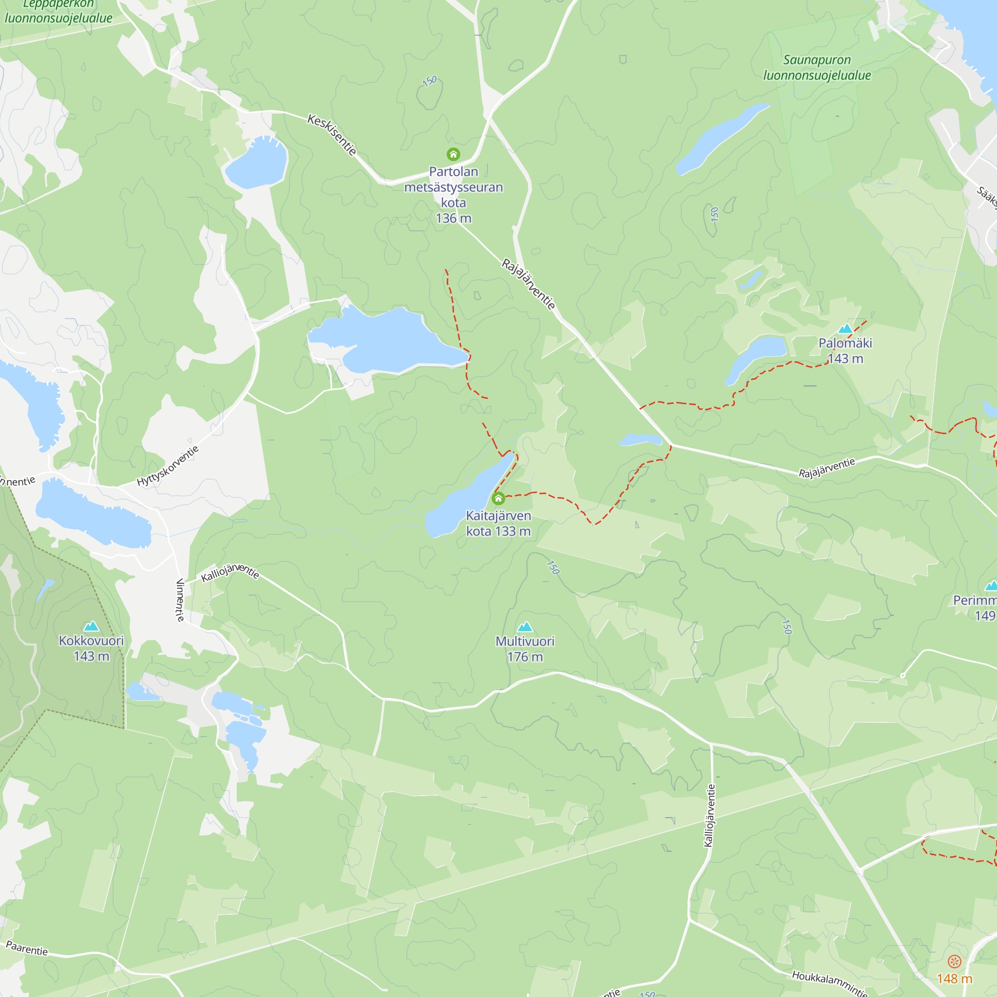 Kaitajärven kota map