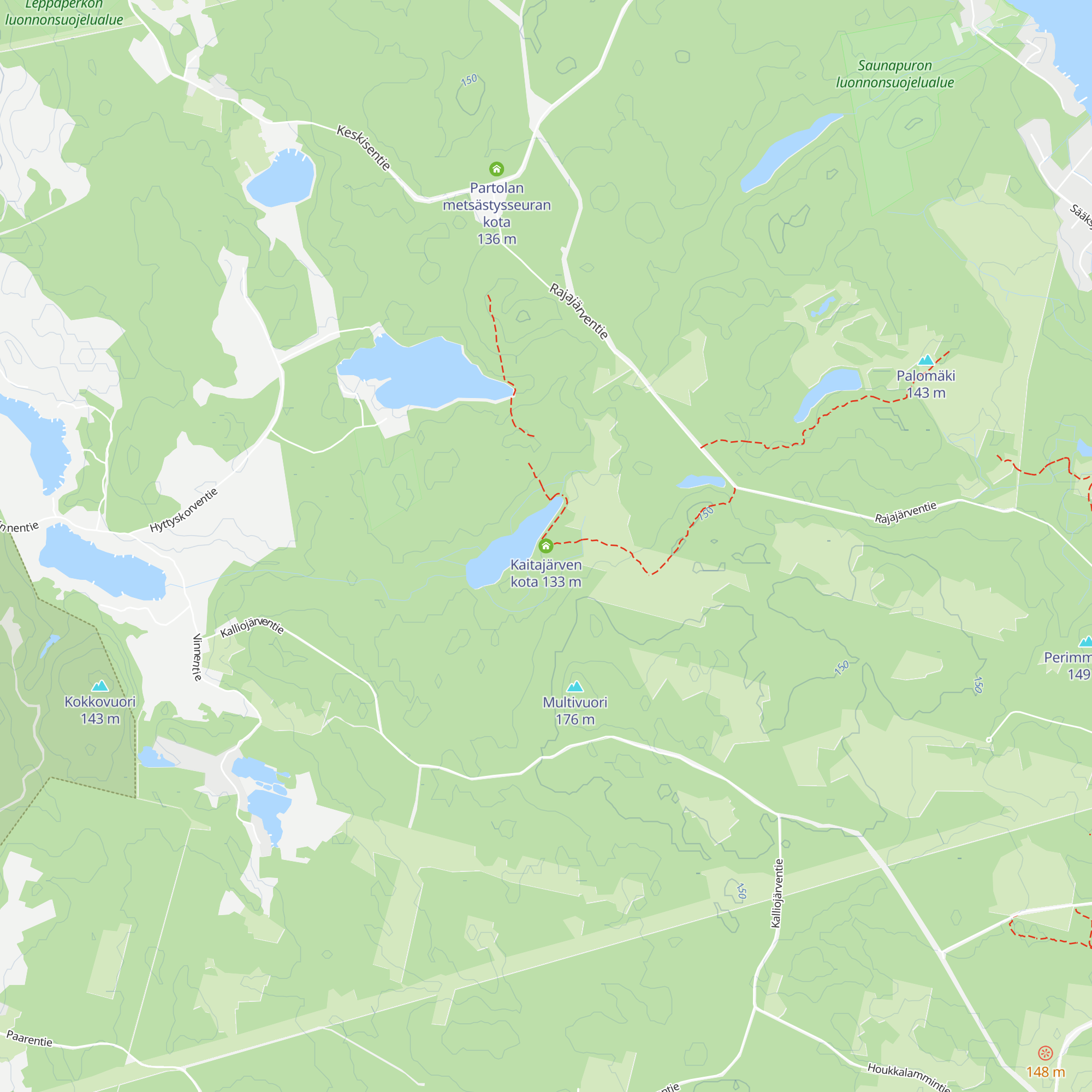 Kaitajärven kota map