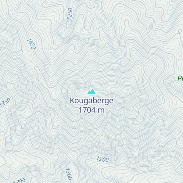 Map of Kougaberge