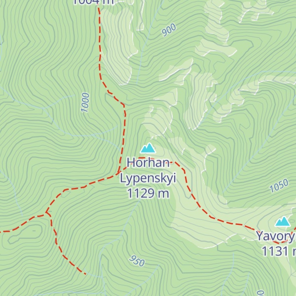 Map of Horhan Lypenskyi