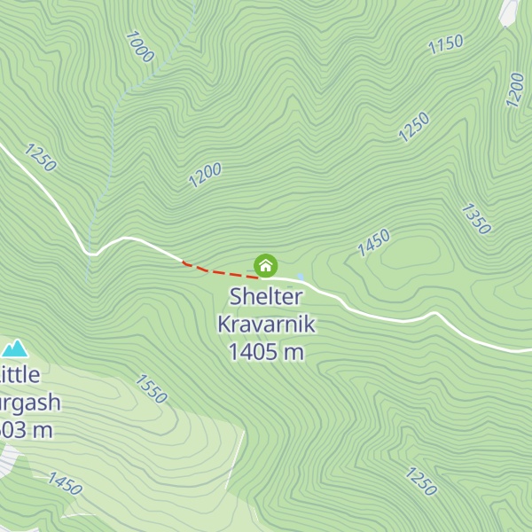 Map of Shelter Kravarnik