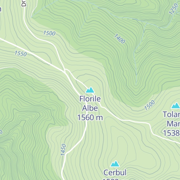 Map of Florile Albe