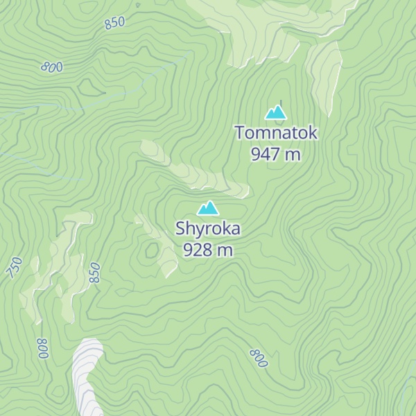 Map of Shyroka