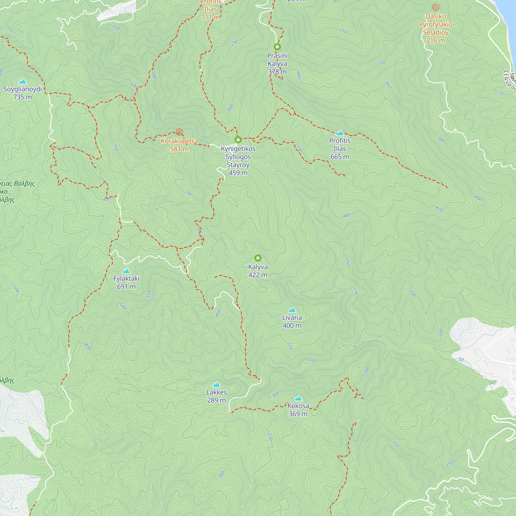 Kalyva map